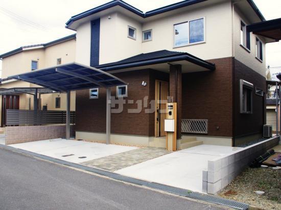 施工例 L字型駐車場のシンプル新築外構 兵庫県姫路市