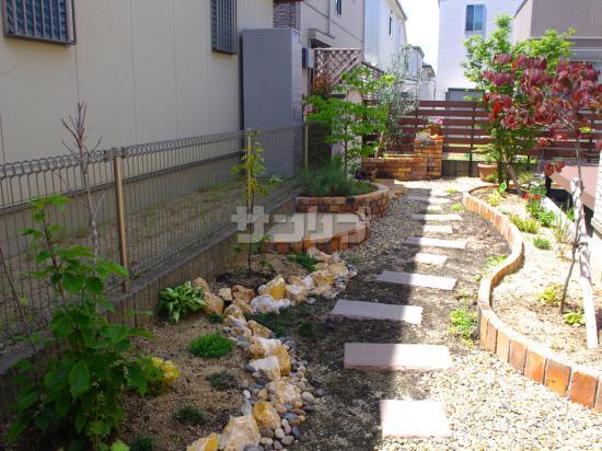 施工例 ガーデニングで楽しむ庭づくり 兵庫県姫路市